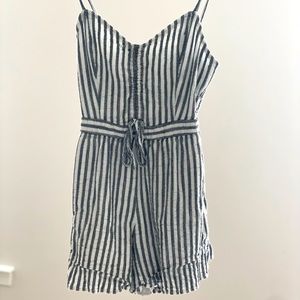 Striped romper